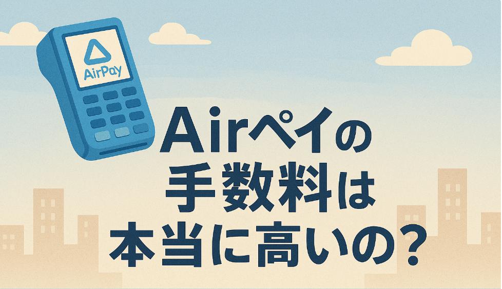 airペイの手数料は高いのか？のアイキャッチ
