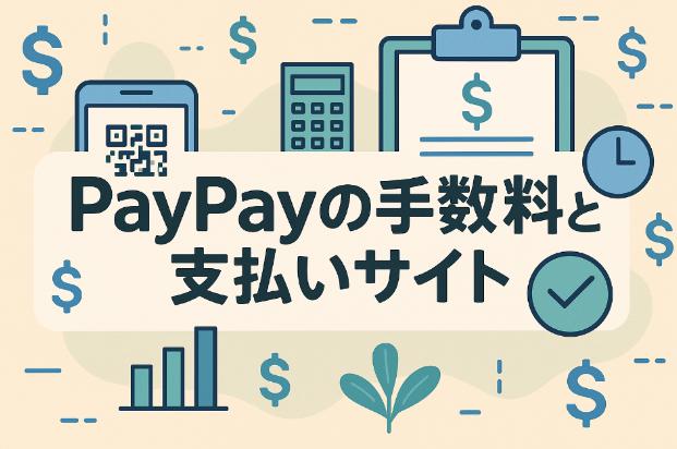 PayPayの手数料と支払いサイトについて